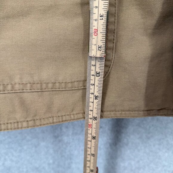 Orvis Mens Classic Barn Canvas Field Coat Jacket Size XXL Tan Chore Quilted Line - Picture 15 of 16